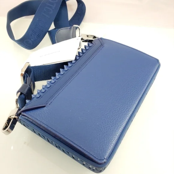 NWT$1,050 Christian Louboutin Logo Crossbody Explorafunk Wallet On Chain Unisex - Picture 12 of 16